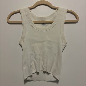 Brandy Melville White Basic Tank